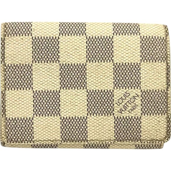 409199BK (L2) Louis Vuitton Wallet White Damier Azur - Picture 1 of 9